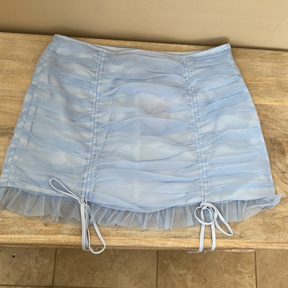 Dolls Kill Ruched Tulle Skirt NWT